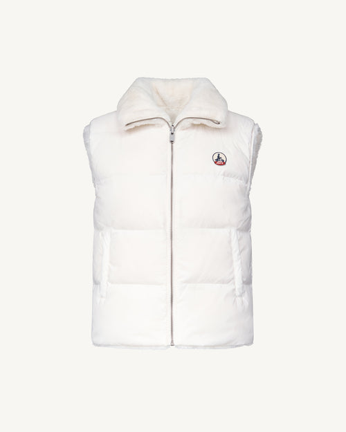 Doudoune sans manches réversible Grand Froid Blanc Daria 2.0 - JOTT - 2