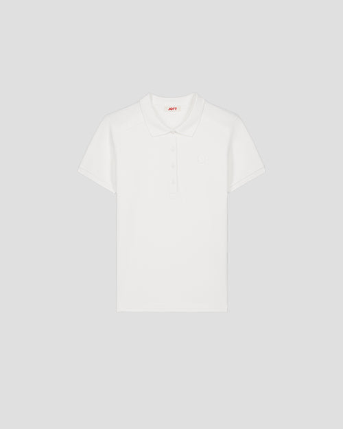 Polo femme Blanc May - JOTT - 2