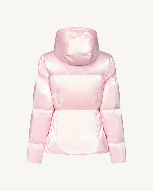 Doudoune Grand Froid nacrée Rose pétale Tanya Glossy - JOTT - 4