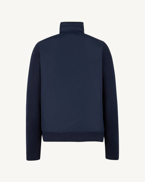 Marine Bardenas dual-material hooded jacket - JOTT - 4