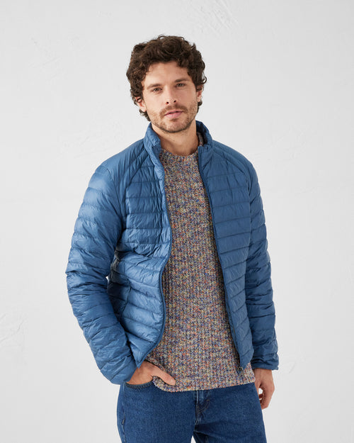 Doudoune légère Bleu jeans Mat - JOTT - 3