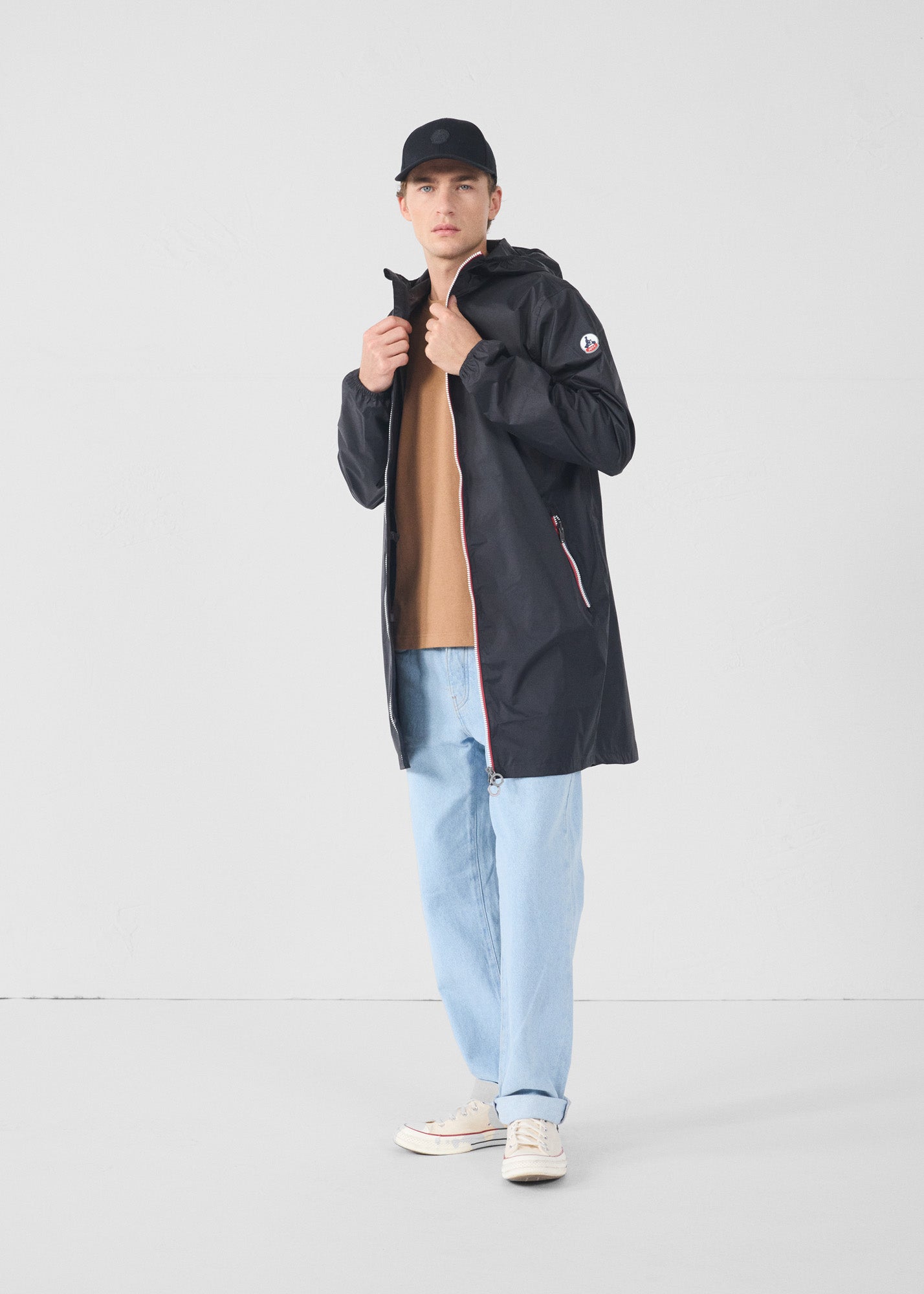 Imperméable long Noir Skye - JOTT - 3