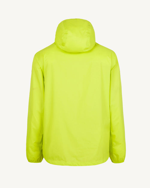 Wasserdichter, packbarer Regenmantel in Giftgrün Derry – JOTT – 4