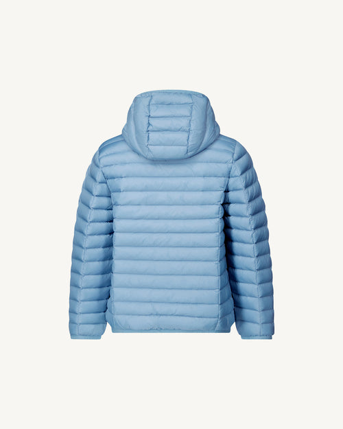 Doudoune légère à capuche enfant Bleu délavé Hugo - JOTT - 3