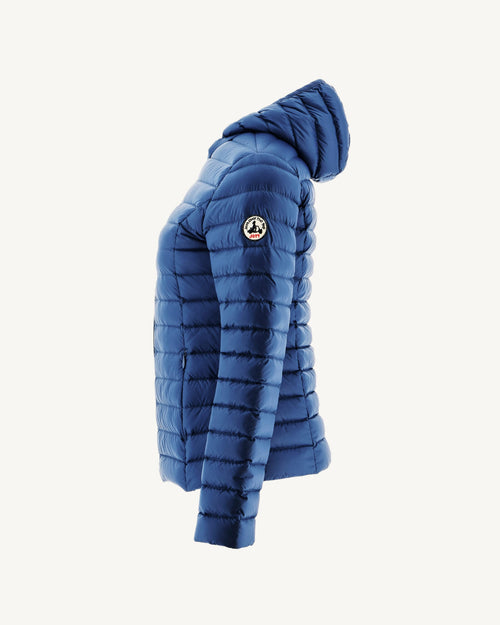 Doudoune légère à capuche Dark denim Cloe - JOTT - 2