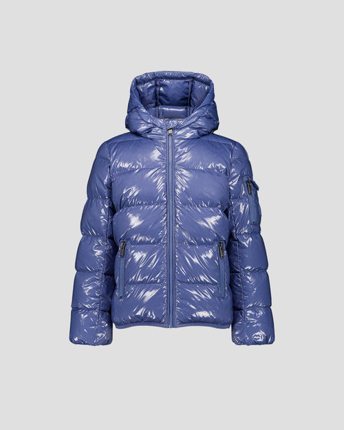 Doudoune enfant Grand Froid laquée Raisin ombre Kazan - JOTT - 4