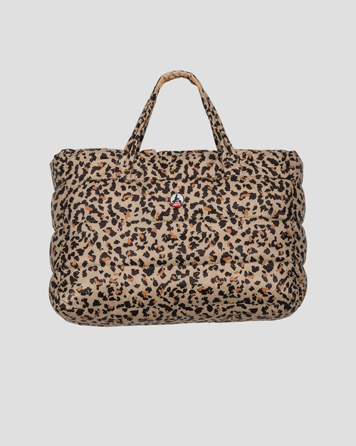 Maxi totebag Leopard beige Leina print - JOTT - 2