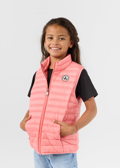 Doudoune sans manches enfant Vibrant pink Zoe – JOTT
