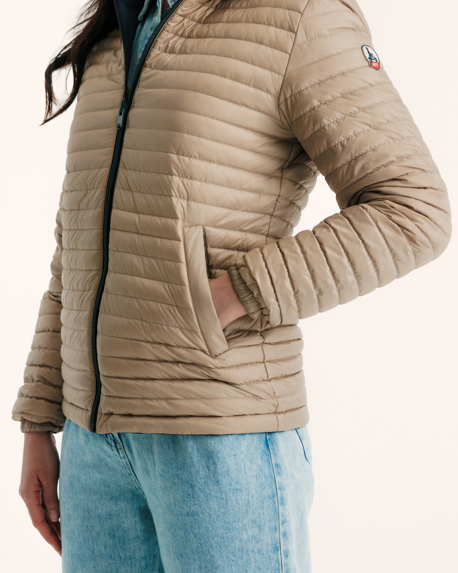 Doudoune réversible à capuche Ultralight Marine/Beige Bangkok 2.0 - JOTT - 5
