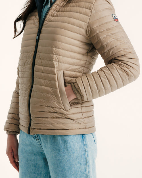 Doudoune réversible à capuche Ultralight Marine/Beige Bangkok 2.0 - JOTT - 5