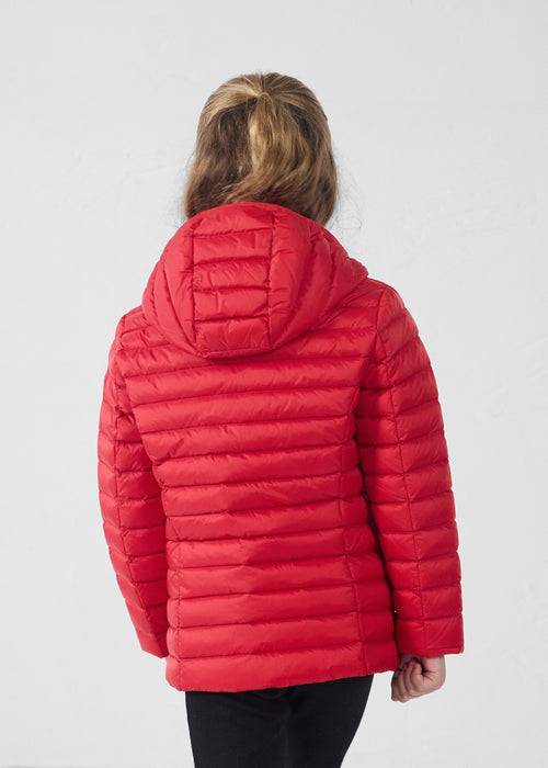 Doudoune légère à capuche enfant Rouge carmin Carla - JOTT - 4