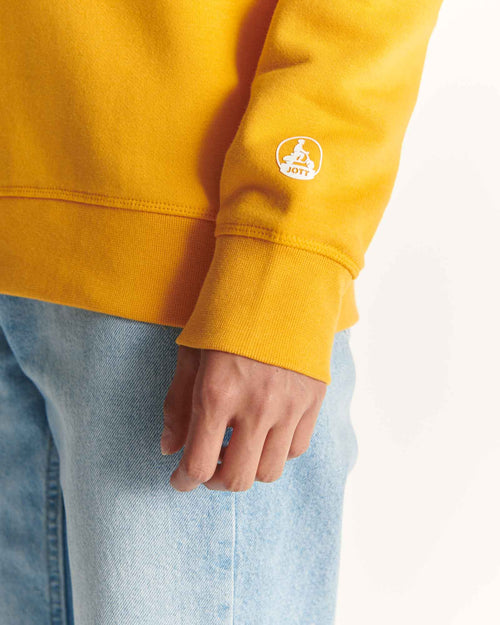 Sweat en coton biologique Ocre orange Elvas - JOTT - 2