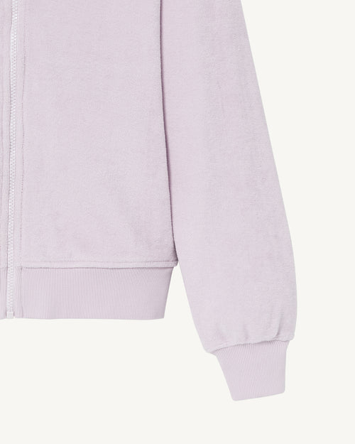 Veste zipée éponge Mauve pâle Corail 2.0 - JOTT - 3