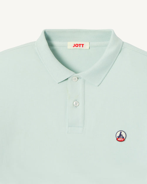 Polo en coton biologique Menthe poivrée Marbella - JOTT - 3