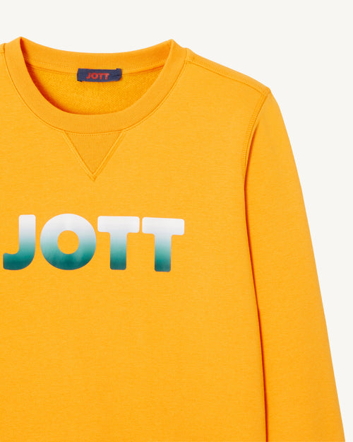 Sweat en coton biologique Ocre orange Elvas - JOTT - 3