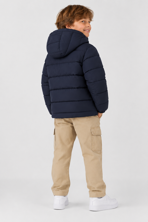 Doudoune Grand Froid mat enfant Bleu nuit Kelmo