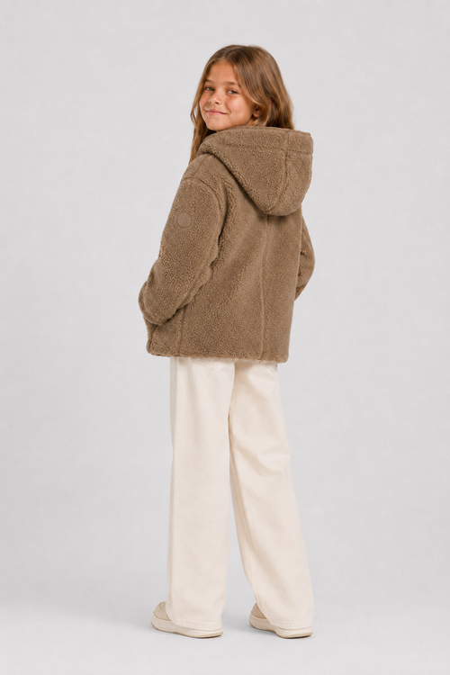 Doudoune sherpa Grand Froid Beige fumé Sherry
