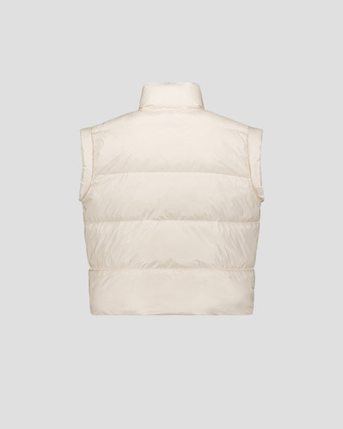 Doudoune courte oversize sans manches Naturel Lyna - JOTT - 3