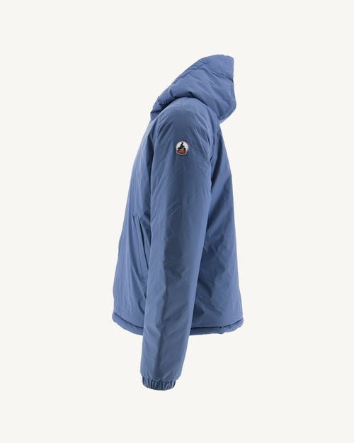 Doudoune réversible à capuche Bleu jeans/Army Bergen - JOTT - 4