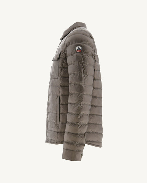 Doudoune légère col chemise Taupe Cris - JOTT - 2
