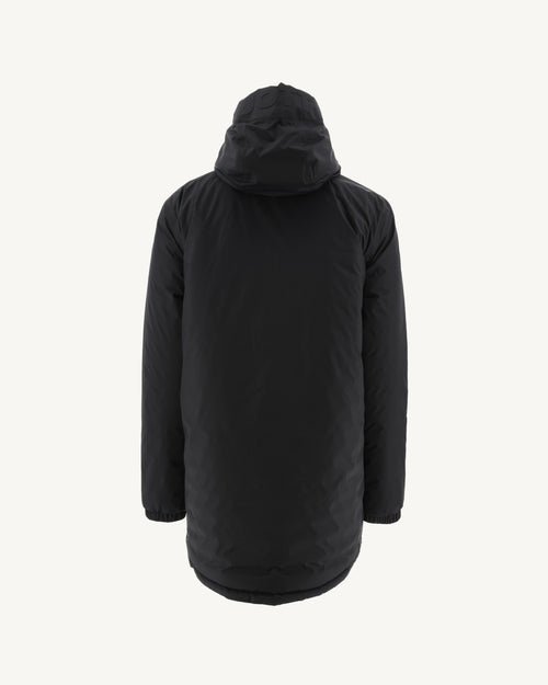 Doudoune longue réversible à capuche Noir/Gris clair Amsterdam - JOTT - 5