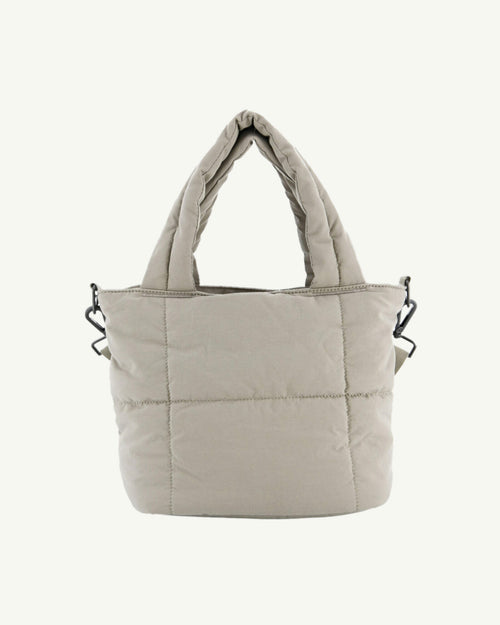Mini tote-bag en coton gratté Beige Nuna - JOTT - 5