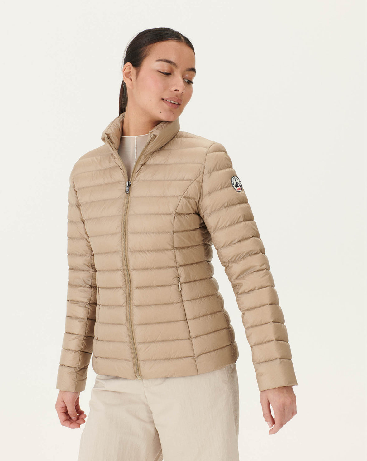 Light down jacket Beige Cha – JOTT
