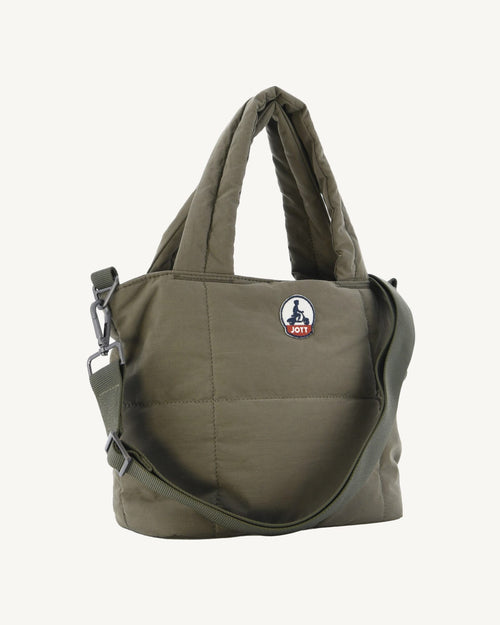 Mini tote-bag en coton gratté Army Nuna - JOTT - 3