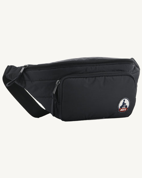 Sac banane bi-matière Noir Dena - JOTT - 2