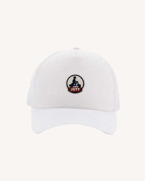 Casquette en coton et mesh Blanc Rise - JOTT - 2