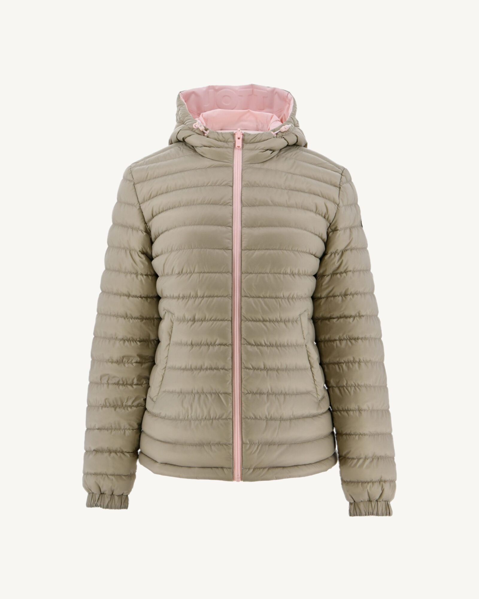 Doudoune réversible à capuche Rose clair/Beige Vienne - JOTT - 2