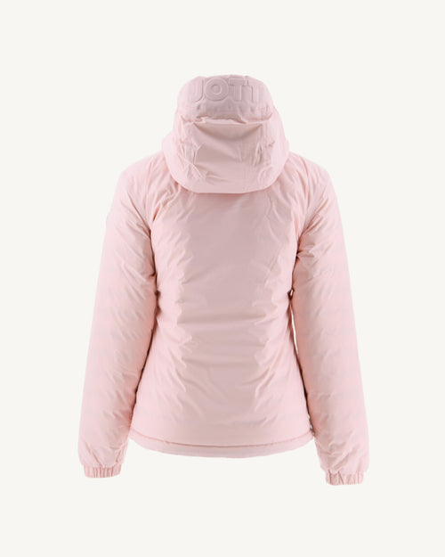 Doudoune réversible à capuche Rose clair/Beige Vienne - JOTT - 5