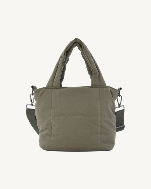 Mini tote-bag en coton gratté Army Nuna - JOTT - 4