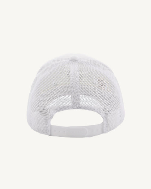 Casquette en coton et mesh Blanc Rise - JOTT - 3