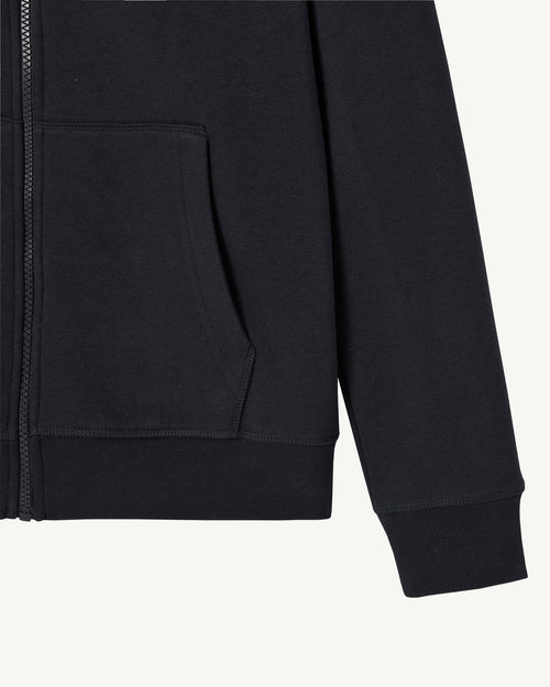 Sweat à capuche femme en coton biologique Noir Oaxaca - JOTT - 3