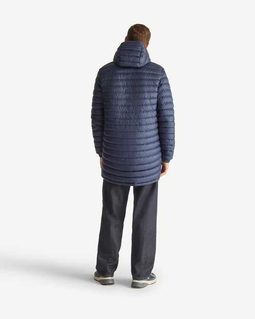 daunenjacke lang reversibel mit Kapuze Marine Amsterdam 2.0 - JOTT - 4