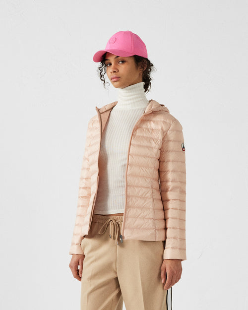 daunenjacke leicht mit Kapuze Pfirsich hell Cloe - JOTT - 3
