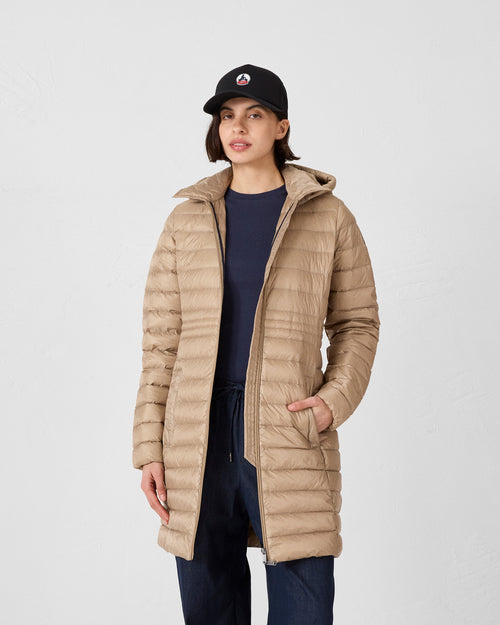 daunenjacke lang mit Kapuze Beige Vero 2.0 - JOTT - 4