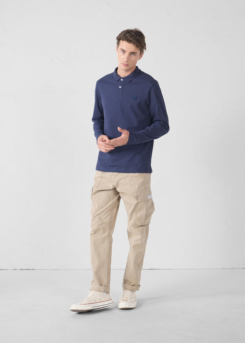 Klassisches Polo-Shirt Marine Joao - JOTT - 3