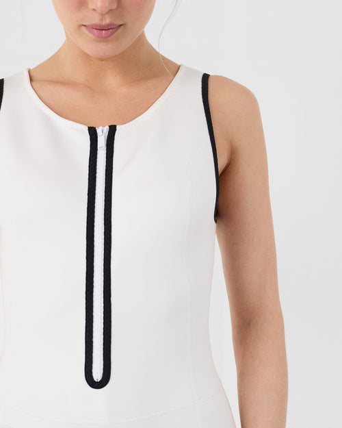 Einteiliger Kombi-Badeanzug Weiß Kim - JOTT - 2