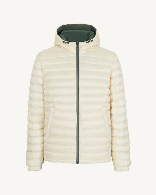 daunenjacke mit Kapuze Reversible Celadon Green/Argile Bergen 2.0 - JOTT - 3