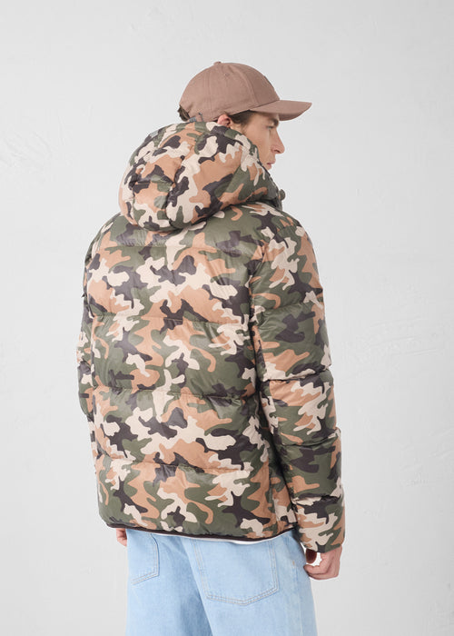 daunenjacke Extreme Kälte  Camo roter Zucker Java print - JOTT - 5