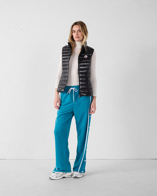 daunenjacke leicht ärmellos Schwarz Seda shiny - JOTT - 3