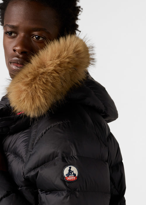 daunenjacke mit Kapuze Extreme Kälte Schwarz Prestige - JOTT - 5