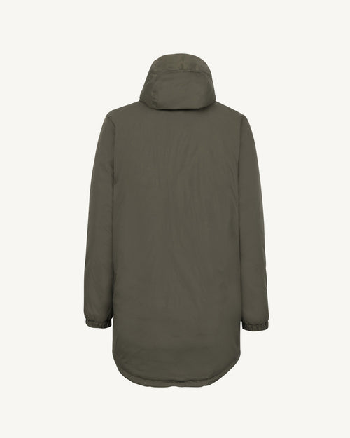 daunenjacke lang Reversible Kapuze Army/Beige Amsterdam 2.0 - JOTT - 5