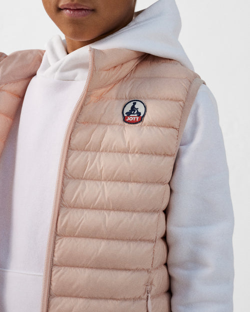 daunenjacke ärmellos Kind Pfirsich hell Zoe - JOTT - 5