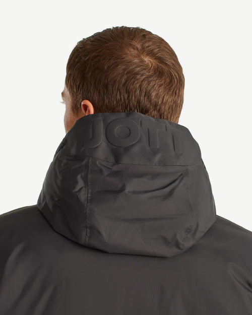 daunenjacke lang reversibel mit Kapuze Schwarz Amsterdam 2.0 - JOTT - 2