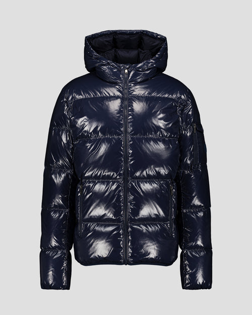 daunenjacke mit Kapuze Extreme Kälte Marine Java lackiert - JOTT - 2