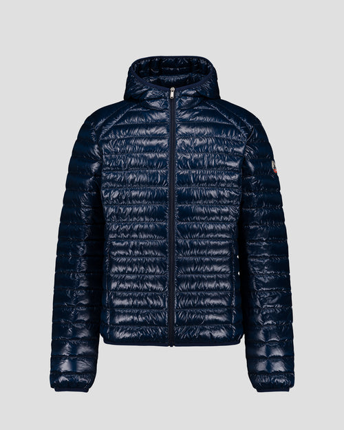 daunenjacke leicht mit Kapuze Marine Nico shiny - JOTT - 3