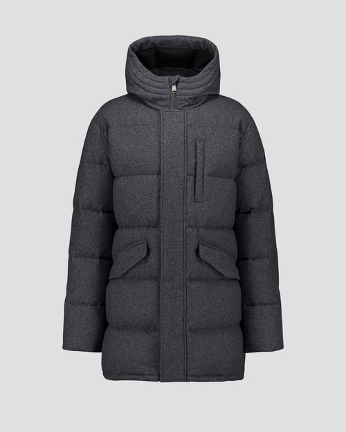 daunenjacke mittellang Dunkelgrau meliert Scotty - JOTT - 2